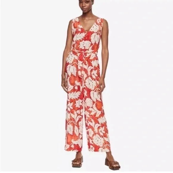 Mango | Pants & Jumpsuits | Mango Flowy Belt Floral Jumpsuit In 2x | Poshmark Mango | Pants & Jumpsuits | Mango Flowy Belt Floral Jumpsuit In 2x | Poshmark